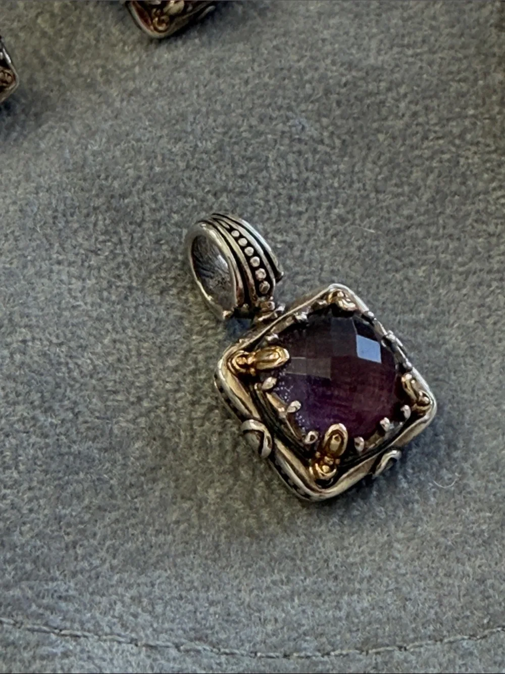 Konstantino 18K Gen K Earrings and Pendant Set with Ruby